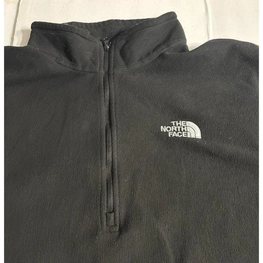 The North Face Black Fleece 1/4 Zip Pullover Jacket (XXL)